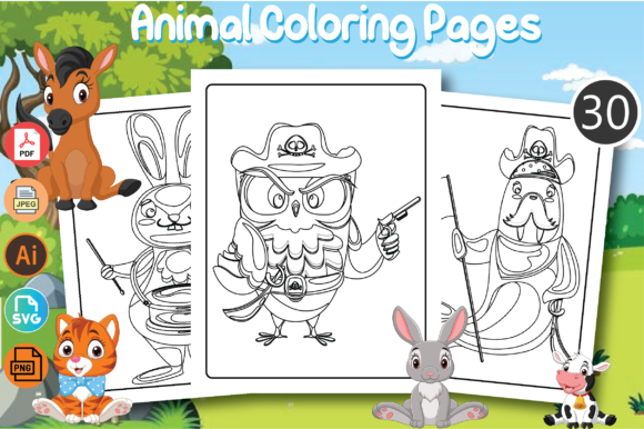Animal Coloring Books for Kids: Evaluating Digital Assets for KDP and Print Publishing