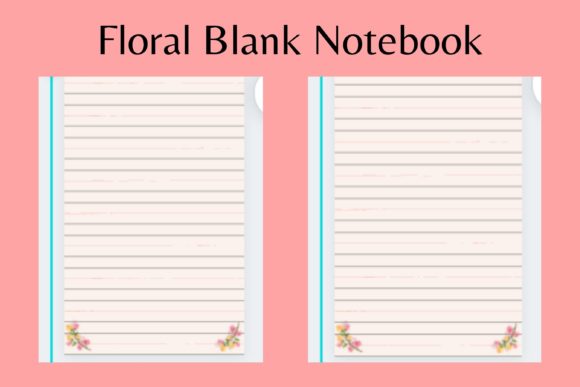 Blank Floral Notebook Interior Design Guide