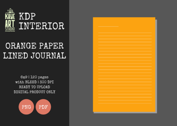 Evaluating KDP Orange Paper Lined Journal 2 for Low Content Publishing