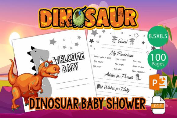 Evaluating the Dinosaur Baby Shower Guest Book for KDP Interiors
