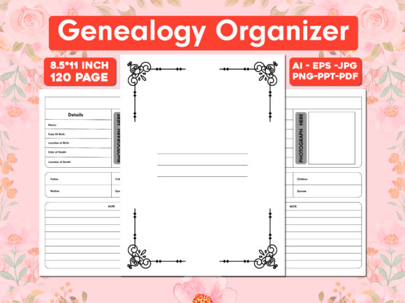 Genealogy Organizer KDP Interior: A Strategic Asset for Low-Content Publishing