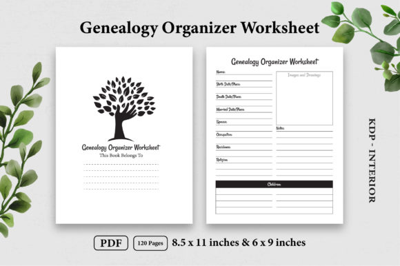 Genealogy Organizer Worksheet Design Guide
