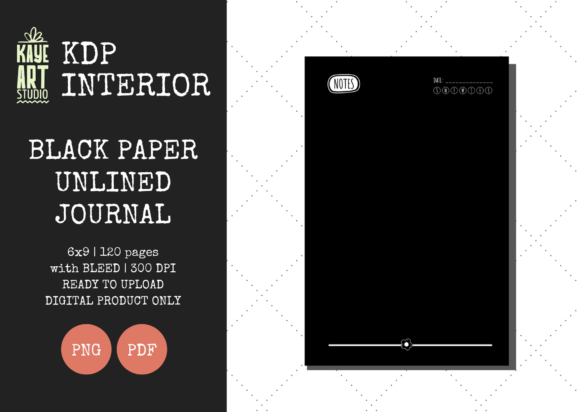 KDP Black Paper Unlined Journal: Streamlining Interior Creation for Low Content Publishers