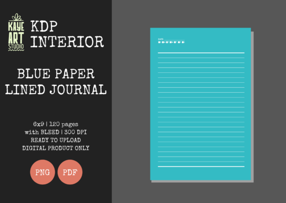 KDP Blue Paper Lined Journal 3: Streamlining Your Low-Content Publishing Workflow
