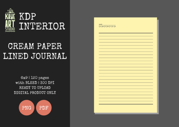 KDP Cream Paper Lined Journal 3: Streamlining Low-Content Publishing