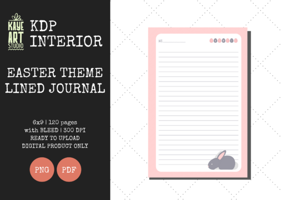 KDP Easter Theme Lined Journal 2: Interior Design Guide