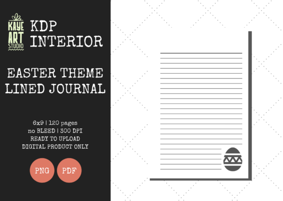 KDP Easter Theme Lined Journal 5: Strategic Asset Allocation for Seasonal Publishing