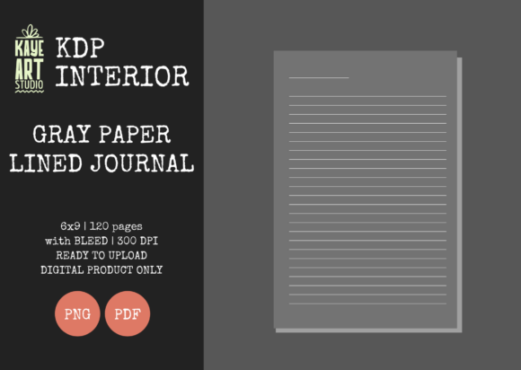 KDP Gray Paper Lined Journal 2: Streamlining Your Low-Content Publishing Workflow