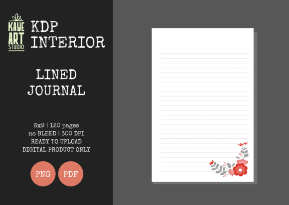 KDP Lined Journal 17: A Technical and Practical Guide to 6x9 No-Bleed Interiors