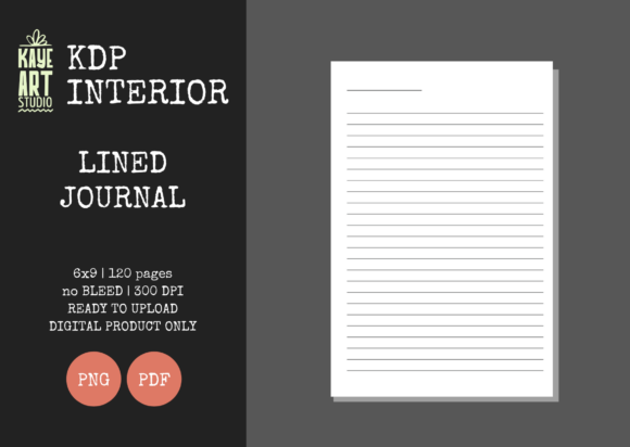 KDP Lined Journal 2: Versatile Interior for Creators