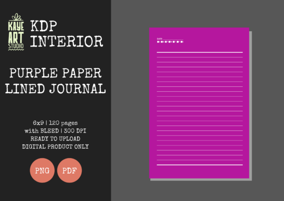 KDP Purple Paper Lined Journal 3: Avoiding Common Interior Publishing Mistakes