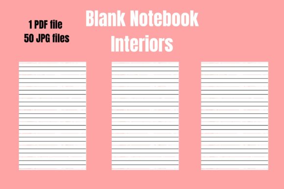 Lined White Notebook Interior: Strategic Asset for KDP and Personal Organization