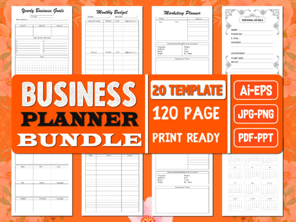 Small Business Planner and Business Bundle: Accelerating KDP Sales with Ready-to-Upload Interiors