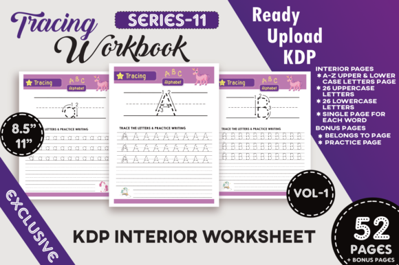 Vol-1 KDP Letter Trace Workbook Kids: A Comprehensive Interior Solution for Early Learners