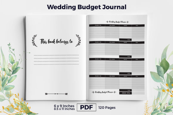 Wedding Budget Planner: A Practical KDP Interior for Publishers and Planners